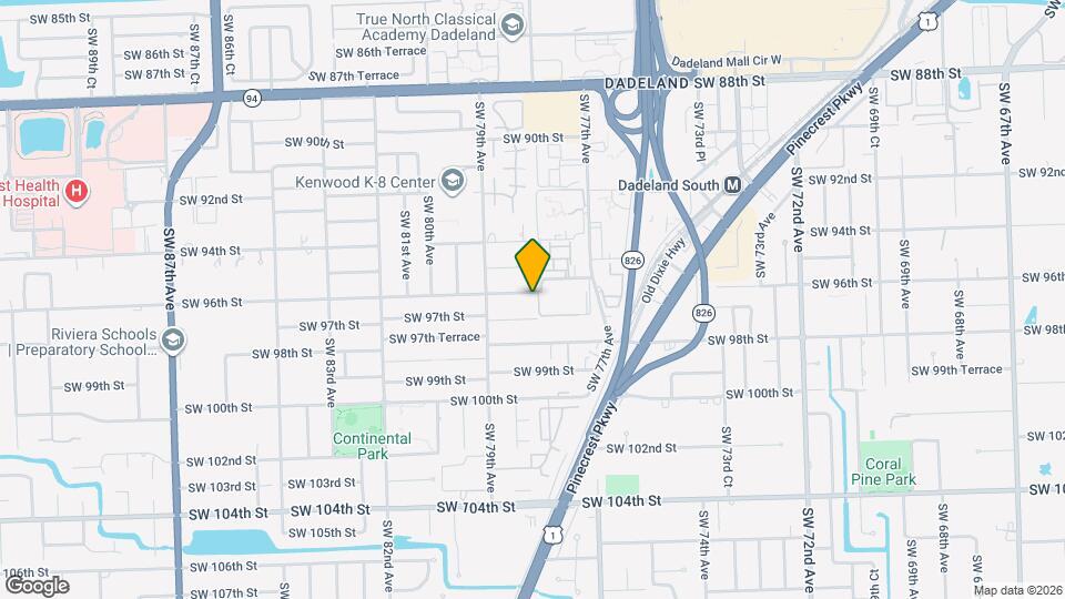 7800 SW 96th St Map and Location Details