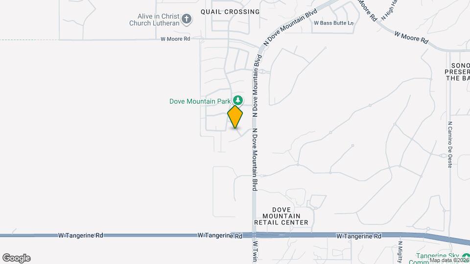 12427 N Floating Feather Ln Mapa y Detalles de la Ubicación