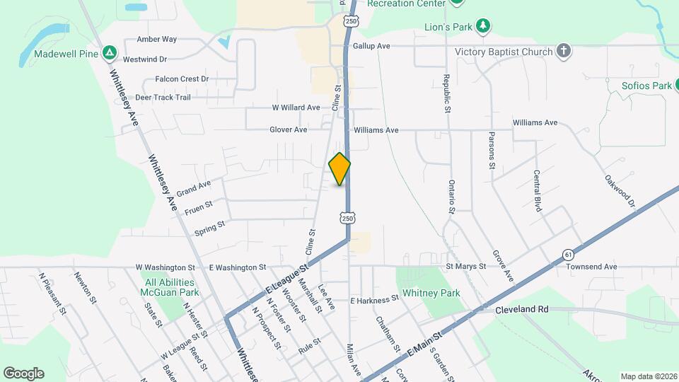 133 N W St Map and Location Details