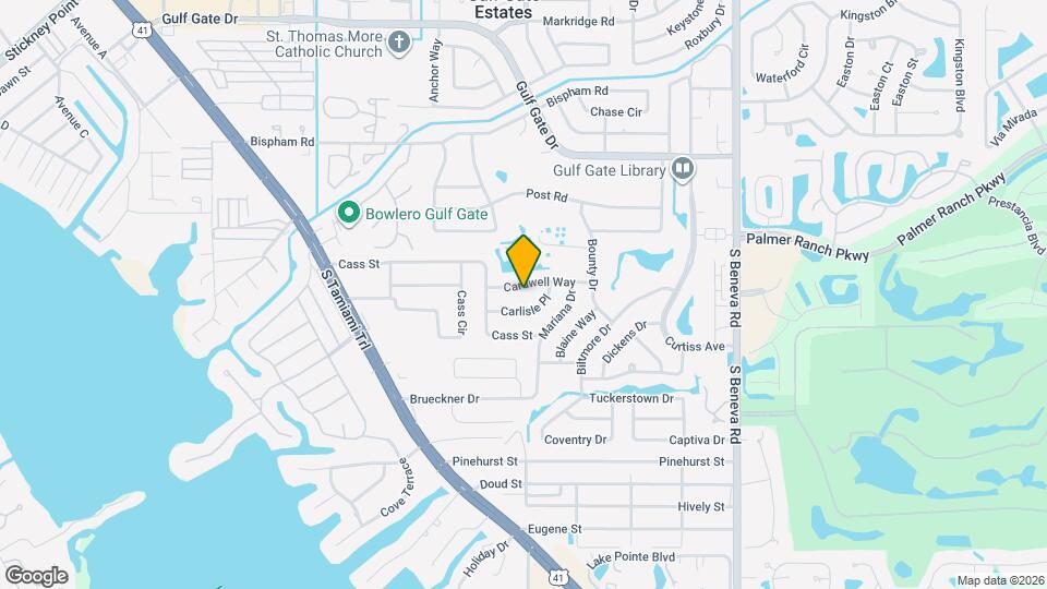 2508 Cardwell Way Map and Location Details