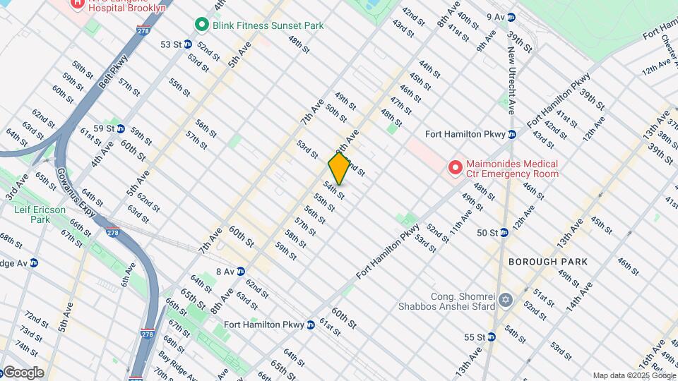 843 54th St Map and Location Details