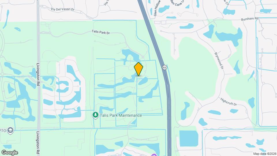 16448 Talis Park Dr Map and Location Details