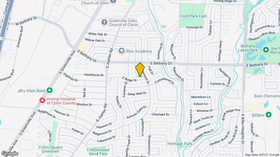 715 E Ridge St Mapa y Detalles de la Ubicación