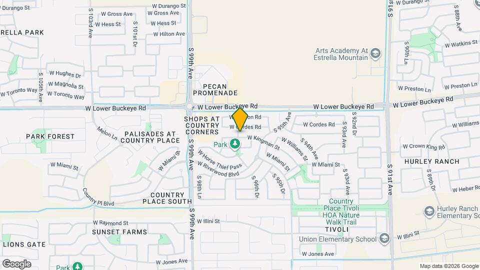 9642 W Kingman St Map and Location Details