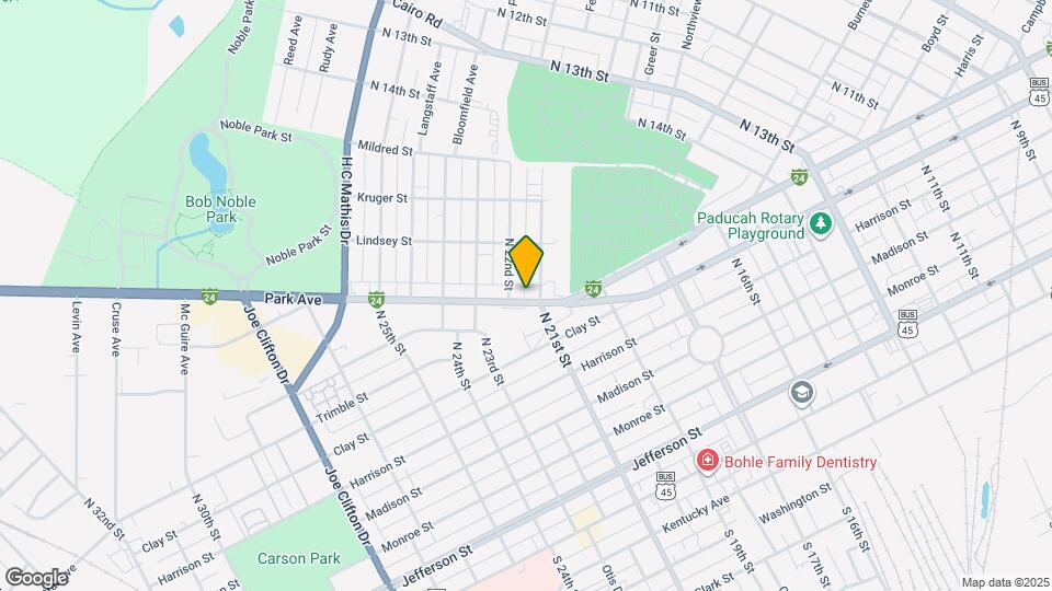 2105 Park Ave, Unit C Map and Location Details