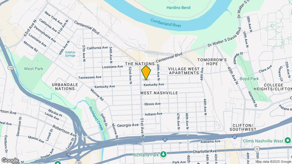 5004 Kentucky Ave Mapa y Detalles de la Ubicación