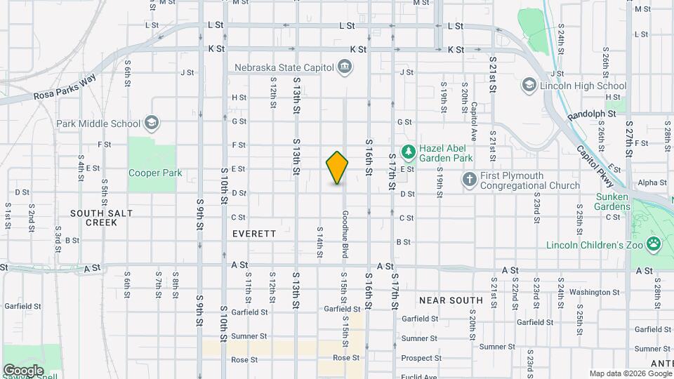 1436-1438 D St Map and Location Details