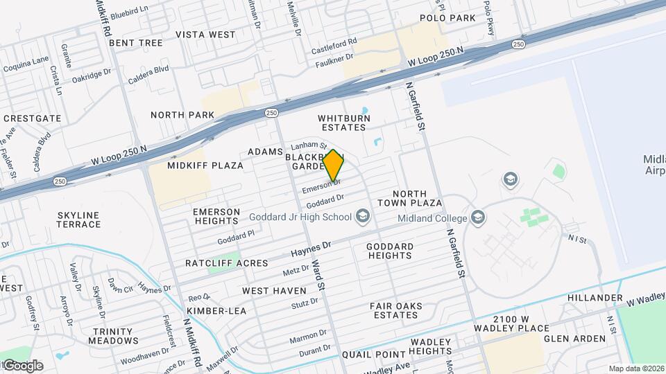 2515 Emerson Dr Map and Location Details