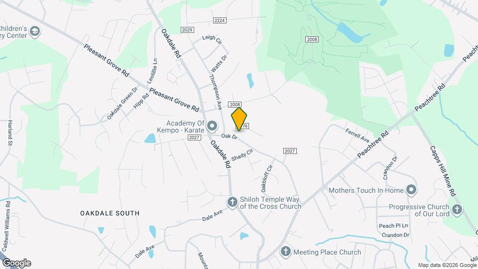 5712 Oak Dr Map and Location Details