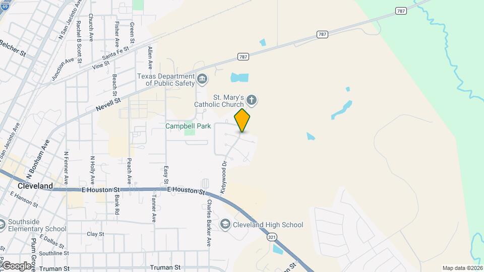 201 Pebble Springs Ln Map and Location Details