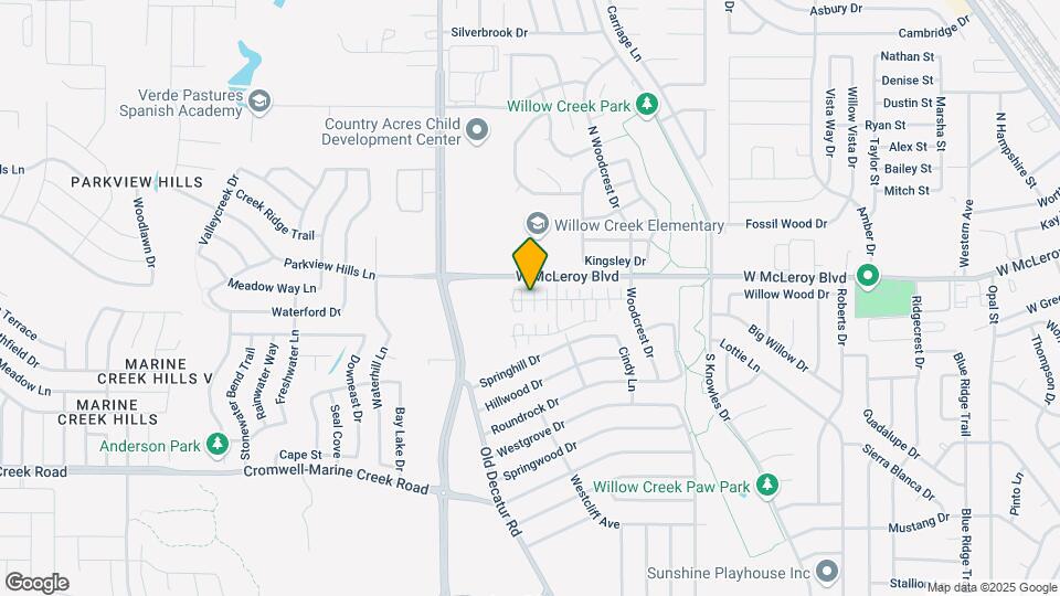 1114 Fallgate Dr Map and Location Details