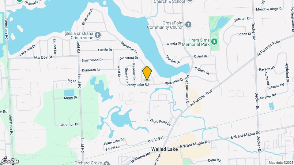 340 Penny Lake Rd Map and Location Details