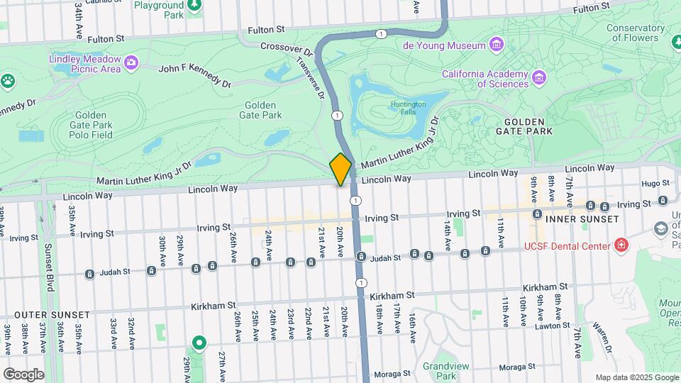 1222 20th Ave-Unit -A Map and Location Details