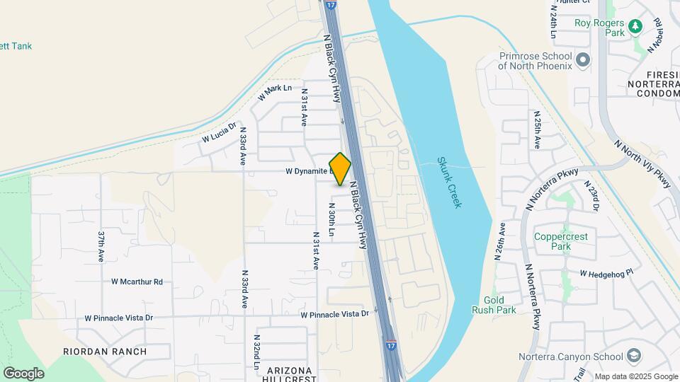3016 W White Feather Ln Map and Location Details