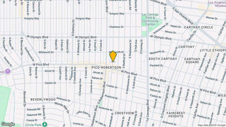 1210 S Wooster St Map and Location Details