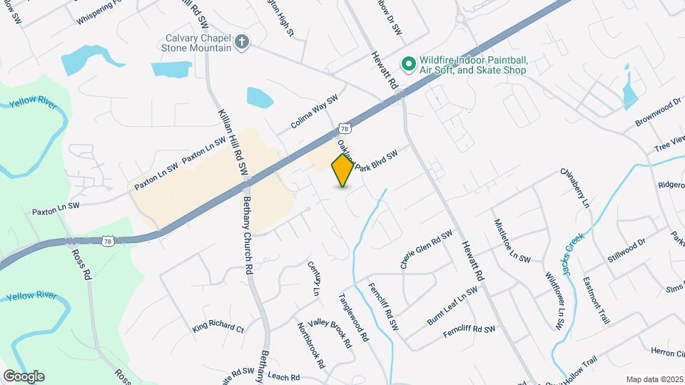 3677 Oakland Spring Ct Map and Location Details