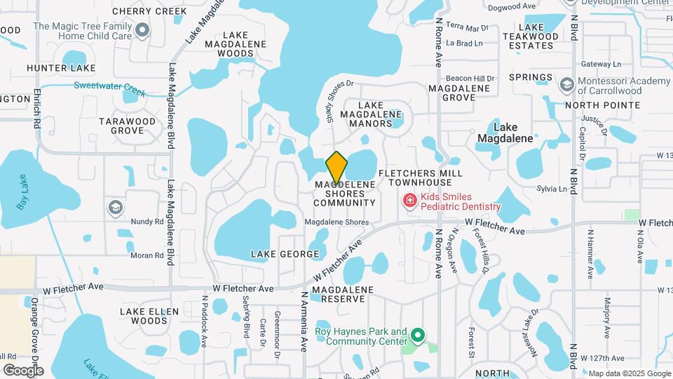 13513 Shady Shores Dr Map and Location Details