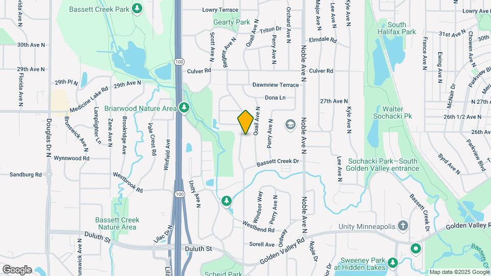 2540 Regent Ave N Map and Location Details