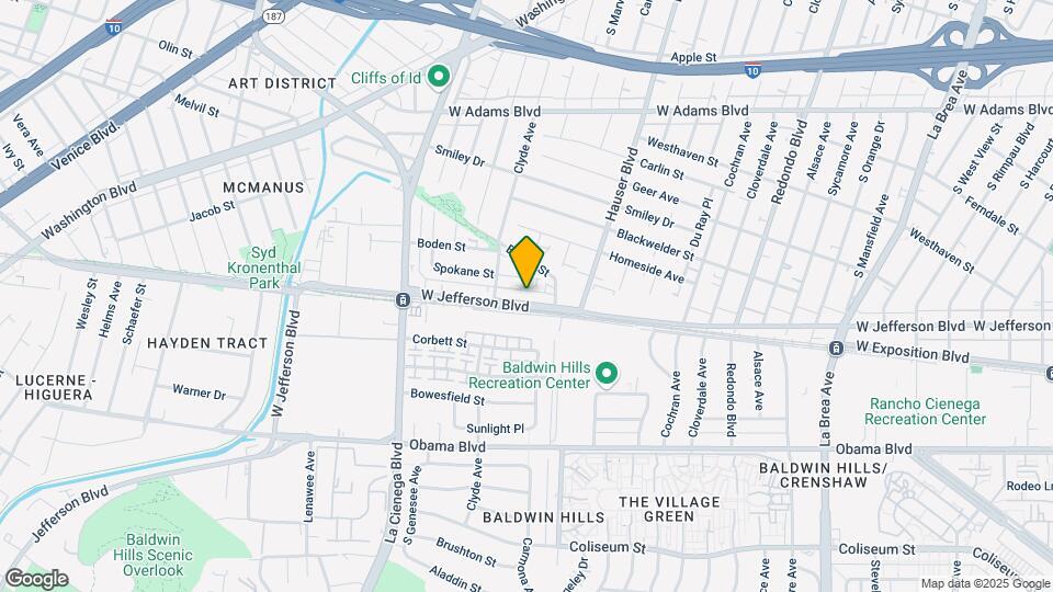 5533 W Jefferson Blvd Mapa y Detalles de la Ubicación