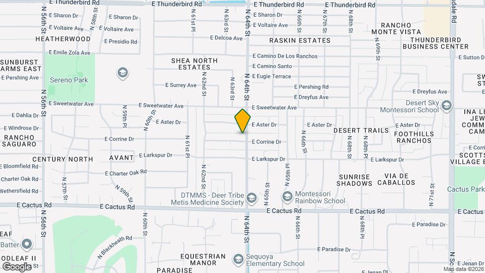 6324 E Corrine Dr, Unit SI ID1558672P Map and Location Details