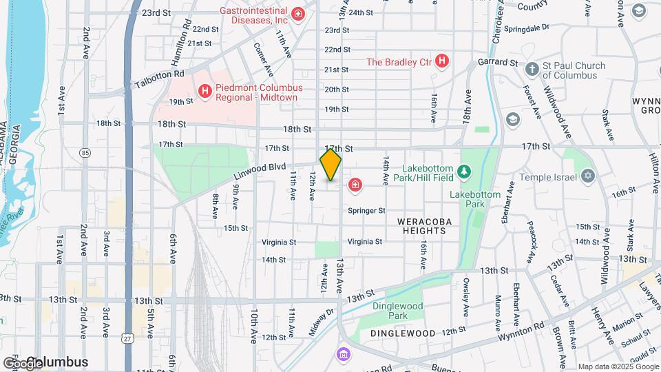 1604 Dudley Ave Mapa y Detalles de la Ubicación