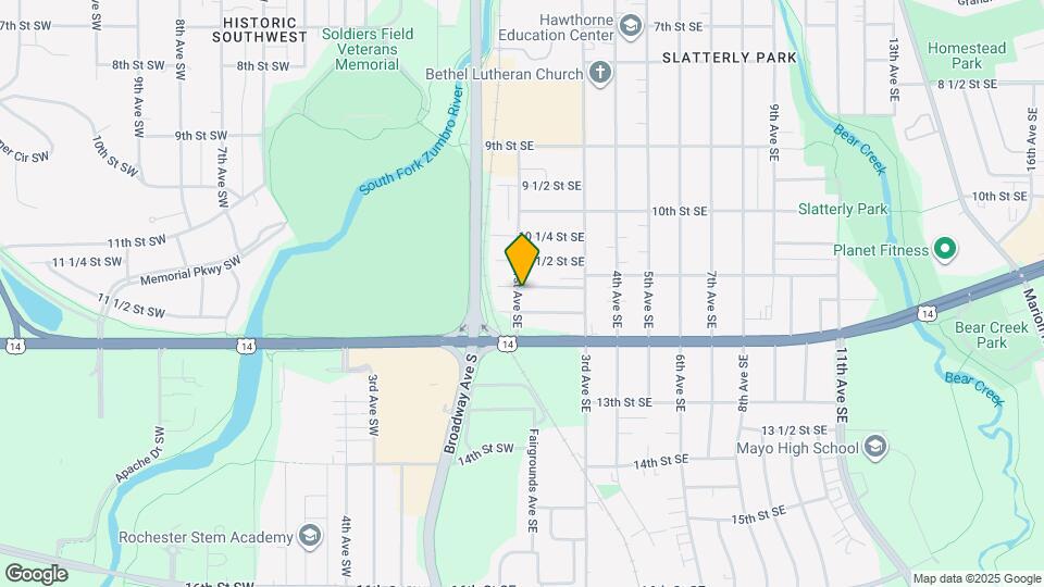 1104 1st Ave SE Map and Location Details