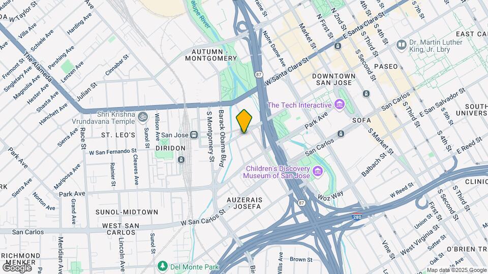 420-426 W San Fernando St Map and Location Details