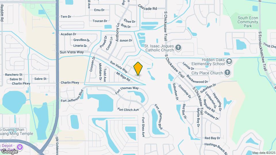 8313 Sun Vista Way Map and Location Details