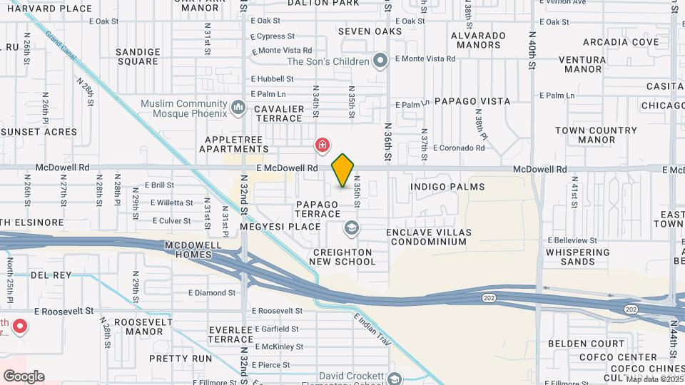 1500 N 35th St Map and Location Details