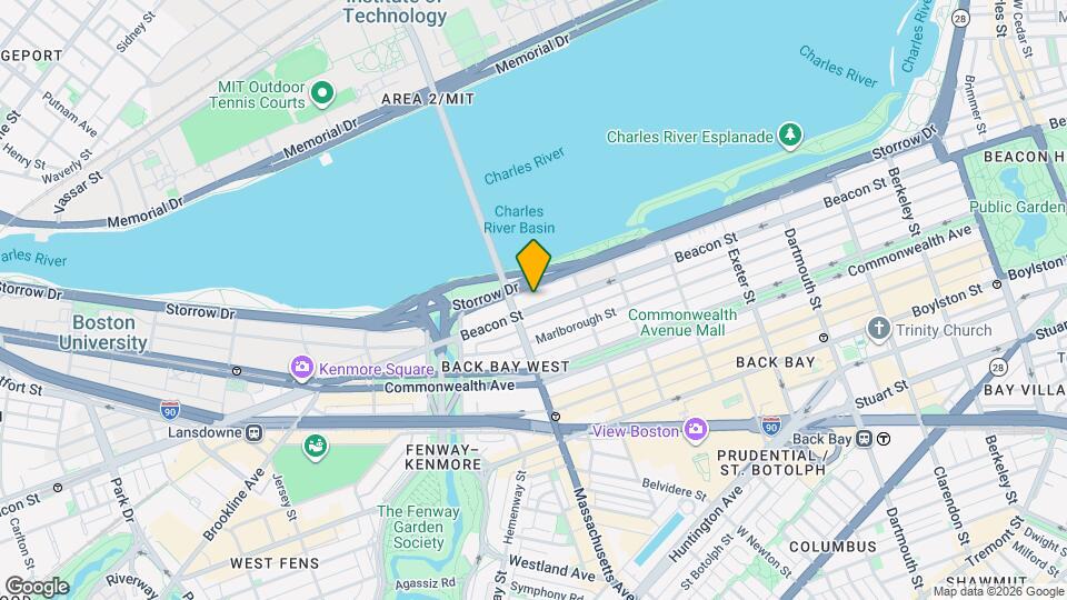 480 Beacon St, Unit 32 Map and Location Details