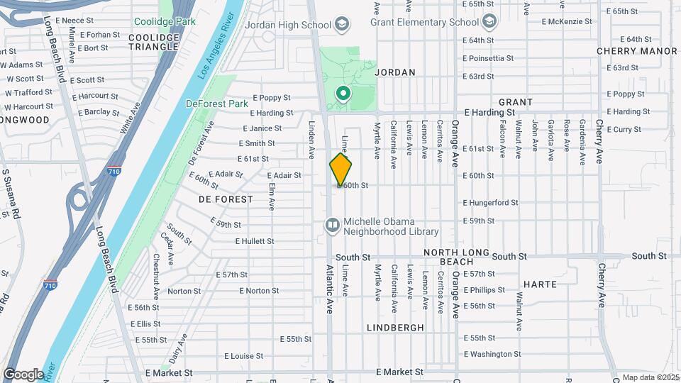 5981 Lime Ave Map and Location Details