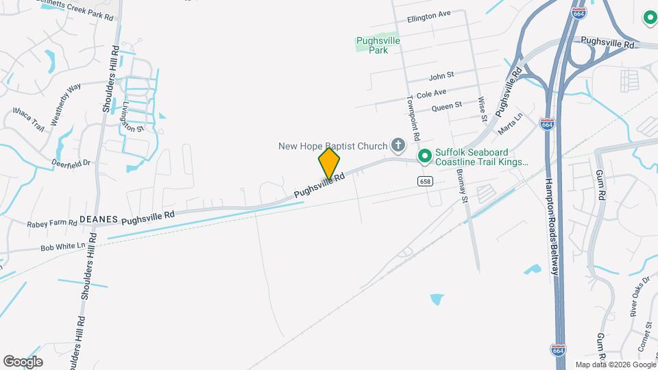 4125 Pughsville Rd Map and Location Details