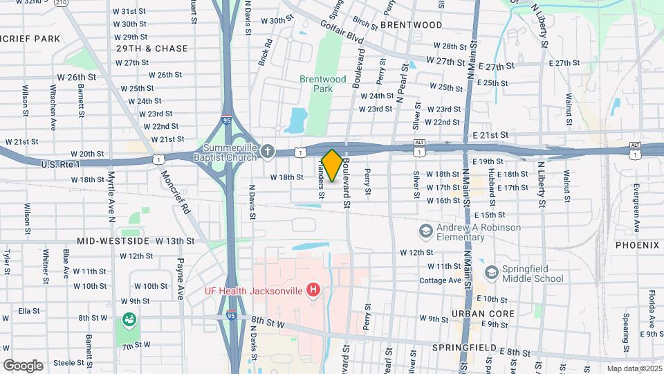 537 W 17th St Map and Location Details