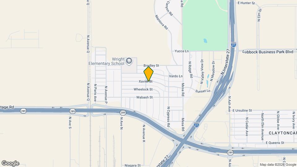 931 Xavier St Map and Location Details
