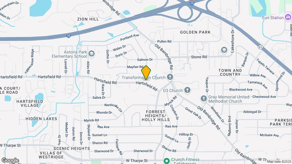 1748 Hartsfield Rd Map and Location Details