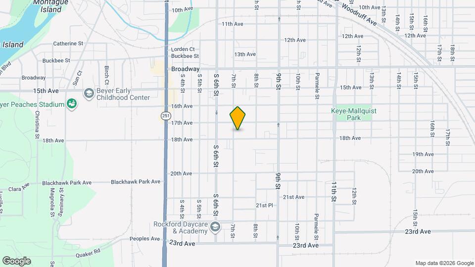 1822 7th St Map and Location Details