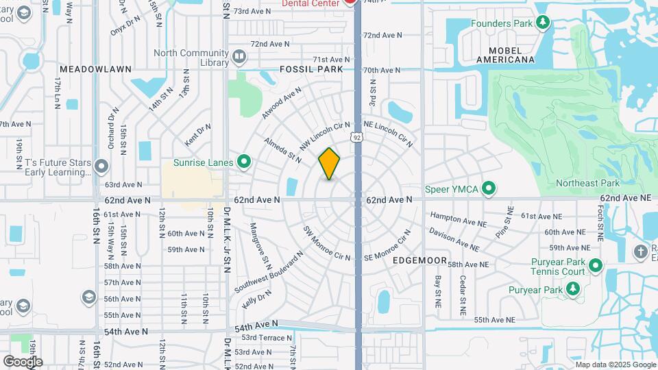 209 Northwest Jefferson Cir N Map and Location Details