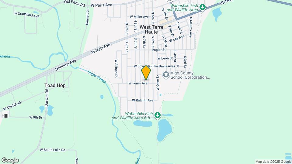 630 S 7th St Map and Location Details