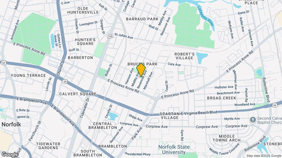 1265 Reservoir Ave Map and Location Details