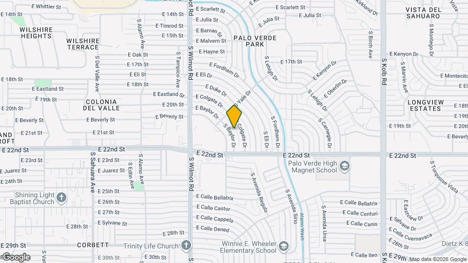 941 S Baylor Dr Map and Location Details