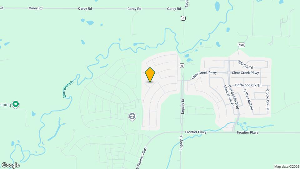 3621 Platte River Trl Map and Location Details