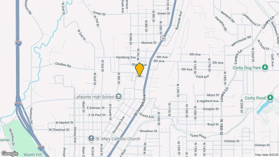 708 McDonald St Mapa y Detalles de la Ubicación