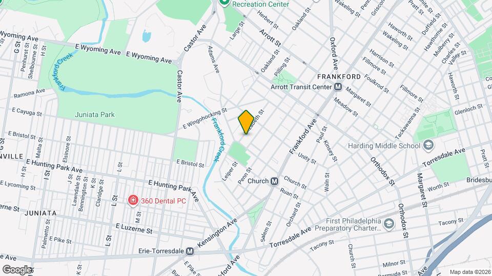 4317 Elizabeth St Map and Location Details