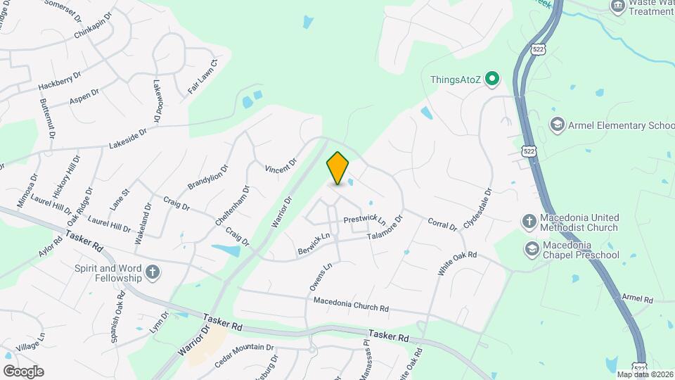 400 Kintyre Ln Map and Location Details