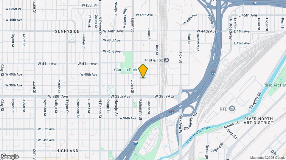 3926 Kalamath St Map and Location Details