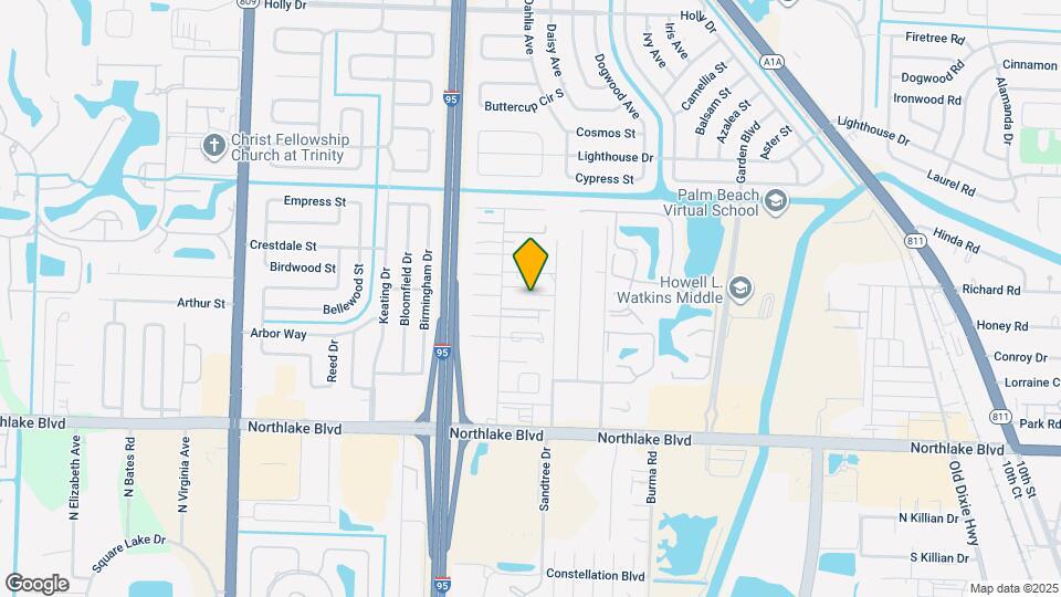 3810 92nd Ln N Map and Location Details