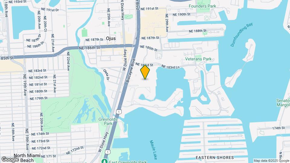 18011 Biscayne Blvd Map and Location Details