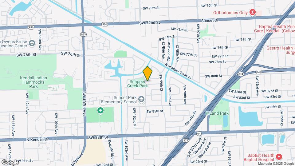 8035 SW 102nd Ave Mapa y Detalles de la Ubicación