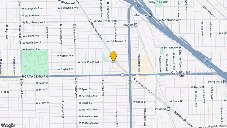 4911-4117 W Belle Plaine Ave Map and Location Details