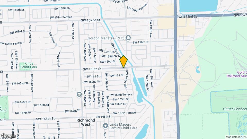 14221 SW 160th Terrace Map and Location Details